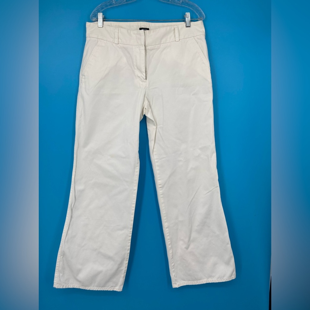 J Crew Vintage, Jeans,‎ wide leg white jeans. Soft. Size 12R.